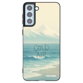 Picasee crna silikonska maskica za Samsung Galaxy S21+ 5G G996F - COLD AIR