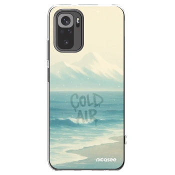 Picasee silikonska prozirna maskica za Xiaomi Redmi Note 10 - COLD AIR