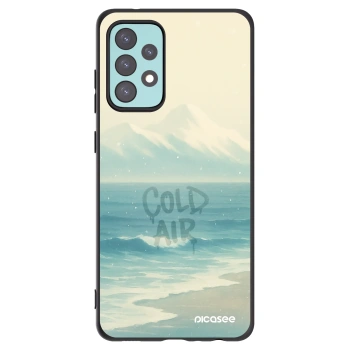 Picasee crna silikonska maskica za Samsung Galaxy A72 A725F - COLD AIR