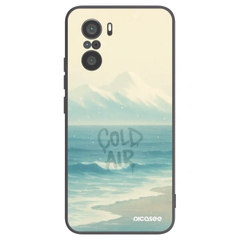Picasee crna silikonska maskica za Xiaomi Poco F3 - COLD AIR