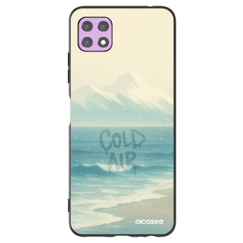 Picasee crna silikonska maskica za Samsung Galaxy A22 A226B 5G - COLD AIR