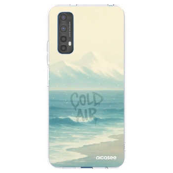 Picasee silikonska prozirna maskica za Realme 7 - COLD AIR