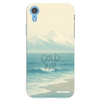 Picasee silikonska prozirna maskica za Apple iPhone XR - COLD AIR