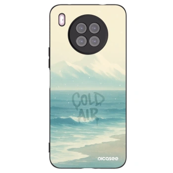 Picasee crna silikonska maskica za Huawei Nova 8i - COLD AIR