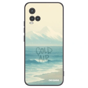 Picasee crna silikonska maskica za Vivo Y33s - COLD AIR