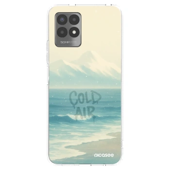 Picasee silikonska prozirna maskica za Realme 8i - COLD AIR