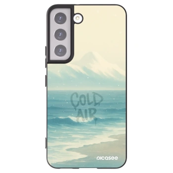 Picasee crna silikonska maskica za Samsung Galaxy S22 5G - COLD AIR