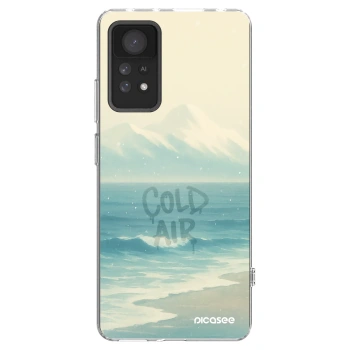 Picasee silikonska prozirna maskica za Xiaomi Redmi Note 11 Pro - COLD AIR