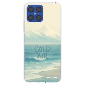 Picasee silikonska prozirna maskica za Honor X8 4G - COLD AIR