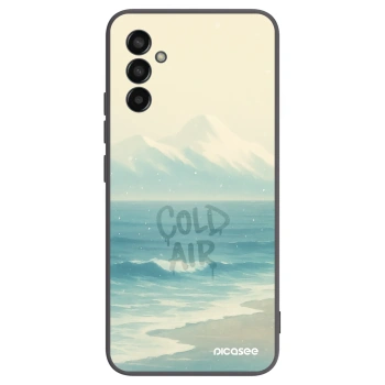 Picasee crna silikonska maskica za Samsung Galaxy M13 M135F - COLD AIR