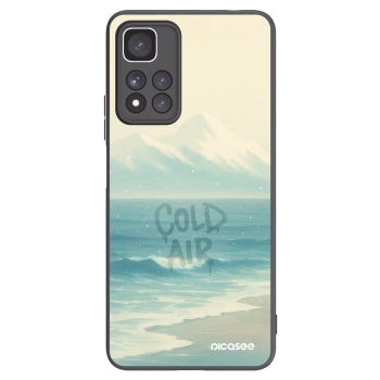 Picasee crna silikonska maskica za Xiaomi Redmi Note 11 Pro+ 5G - COLD AIR