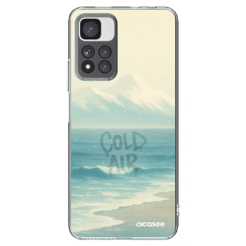 Picasee silikonska prozirna maskica za Xiaomi Redmi Note 11 Pro+ 5G - COLD AIR