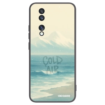 Picasee crna silikonska maskica za Honor 70 - COLD AIR