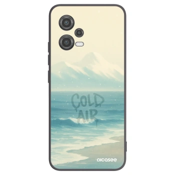 Picasee crna silikonska maskica za Xiaomi Poco X5 - COLD AIR