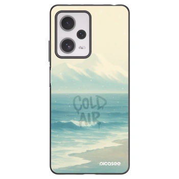 Picasee crna silikonska maskica za Xiaomi Redmi Note 12 Pro+ 5G - COLD AIR
