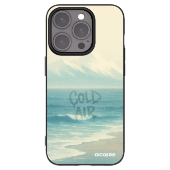 Picasee crna silikonska maskica za Apple iPhone 15 Pro - COLD AIR