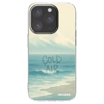 Picasee silikonska prozirna maskica za Apple iPhone 15 Pro - COLD AIR