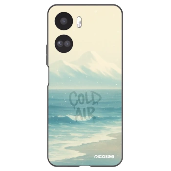 Picasee crna silikonska maskica za Honor 90 Lite 5G - COLD AIR