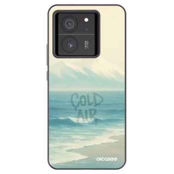 Picasee crna silikonska maskica za Xiaomi 13T Pro - COLD AIR