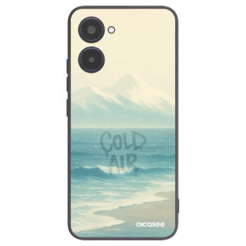 Picasee crna silikonska maskica za Realme 10 4G - COLD AIR