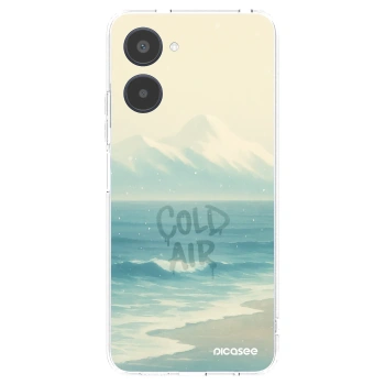 Picasee silikonska prozirna maskica za Realme 10 4G - COLD AIR