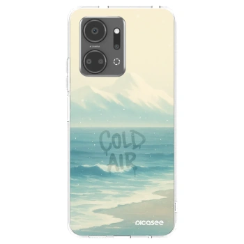 Picasee silikonska prozirna maskica za Honor X7a - COLD AIR