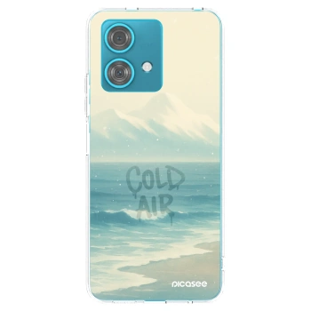 Picasee silikonska prozirna maskica za Motorola Edge 40 Neo - COLD AIR