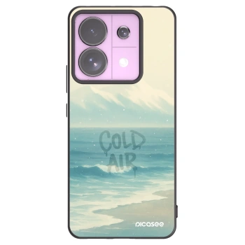 Picasee crna silikonska maskica za Xiaomi Redmi Note 13 Pro 5G - COLD AIR