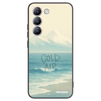 Picasee crna silikonska maskica za Vivo V40 SE 5G - COLD AIR