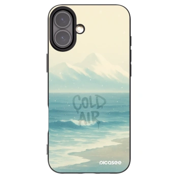 Picasee crna silikonska maskica za Apple iPhone 16 Plus - COLD AIR