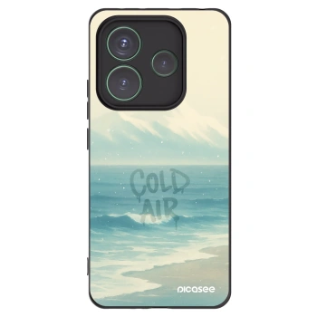 Picasee crna silikonska maskica za Xiaomi Redmi Note 14 5G - COLD AIR