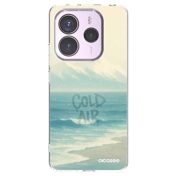 Picasee silikonska prozirna maskica za Xiaomi Redmi Note 14 5G - COLD AIR