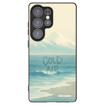 Picasee crna silikonska maskica za Samsung Galaxy S25 Ultra 5G - COLD AIR