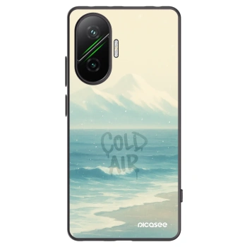 Picasee crna silikonska maskica za Xiaomi Poco F7 Pro 5G - COLD AIR