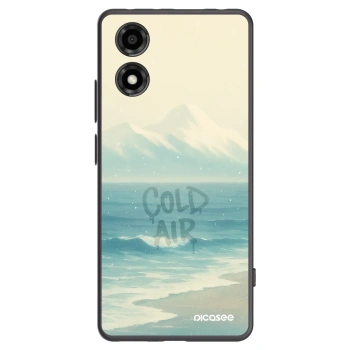 Picasee crna silikonska maskica za Motorola Moto E14 - COLD AIR
