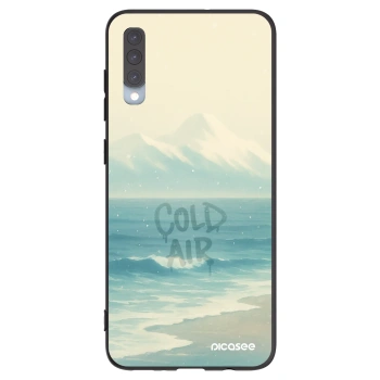 Picasee crna silikonska maskica za Samsung Galaxy A70 A705F - COLD AIR