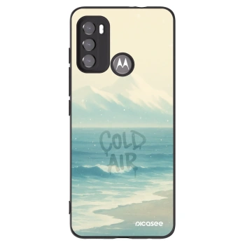 Picasee crna silikonska maskica za Motorola Edge 60 5G - COLD AIR