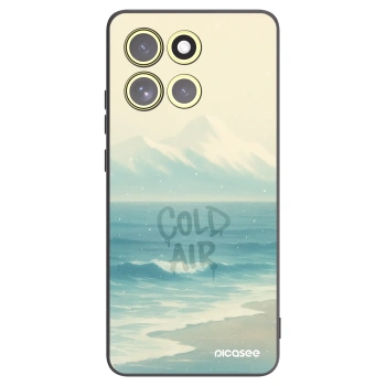 Picasee crna silikonska maskica za Motorola Moto G86 5G - COLD AIR