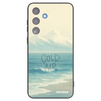 Picasee crna silikonska maskica za Samsung Galaxy S25 FE 5G - COLD AIR