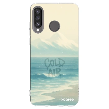 Picasee silikonska prozirna maskica za Huawei P30 Lite - COLD AIR