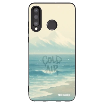Picasee crna silikonska maskica za Huawei P30 Lite - COLD AIR