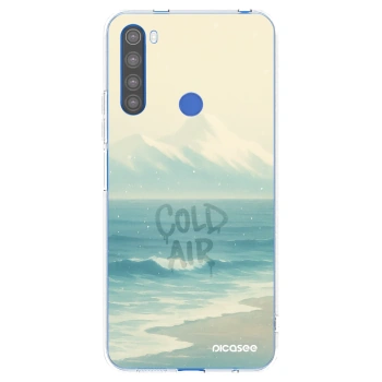 Picasee silikonska prozirna maskica za Xiaomi Redmi Note 8T - COLD AIR