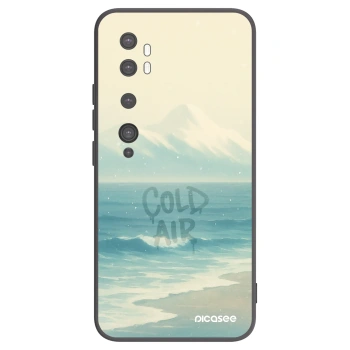 Picasee crna silikonska maskica za Xiaomi Mi Note 10 (Pro) - COLD AIR