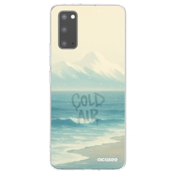 Picasee silikonska prozirna maskica za Samsung Galaxy S20 G980F - COLD AIR