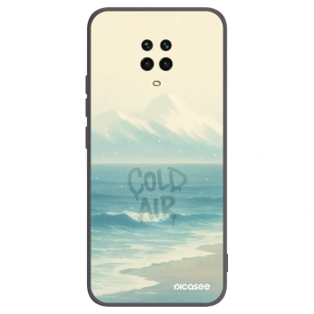 Picasee crna silikonska maskica za Xiaomi Redmi Note 9 Pro - COLD AIR