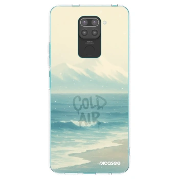 Picasee crna silikonska maskica za Xiaomi Redmi Note 9 - COLD AIR
