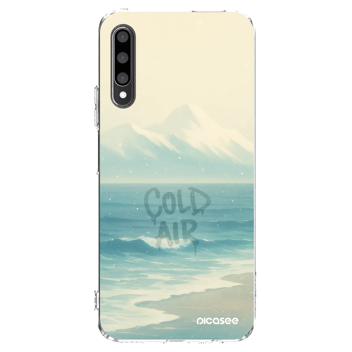 Picasee silikonska prozirna maskica za Honor 9X Pro - COLD AIR