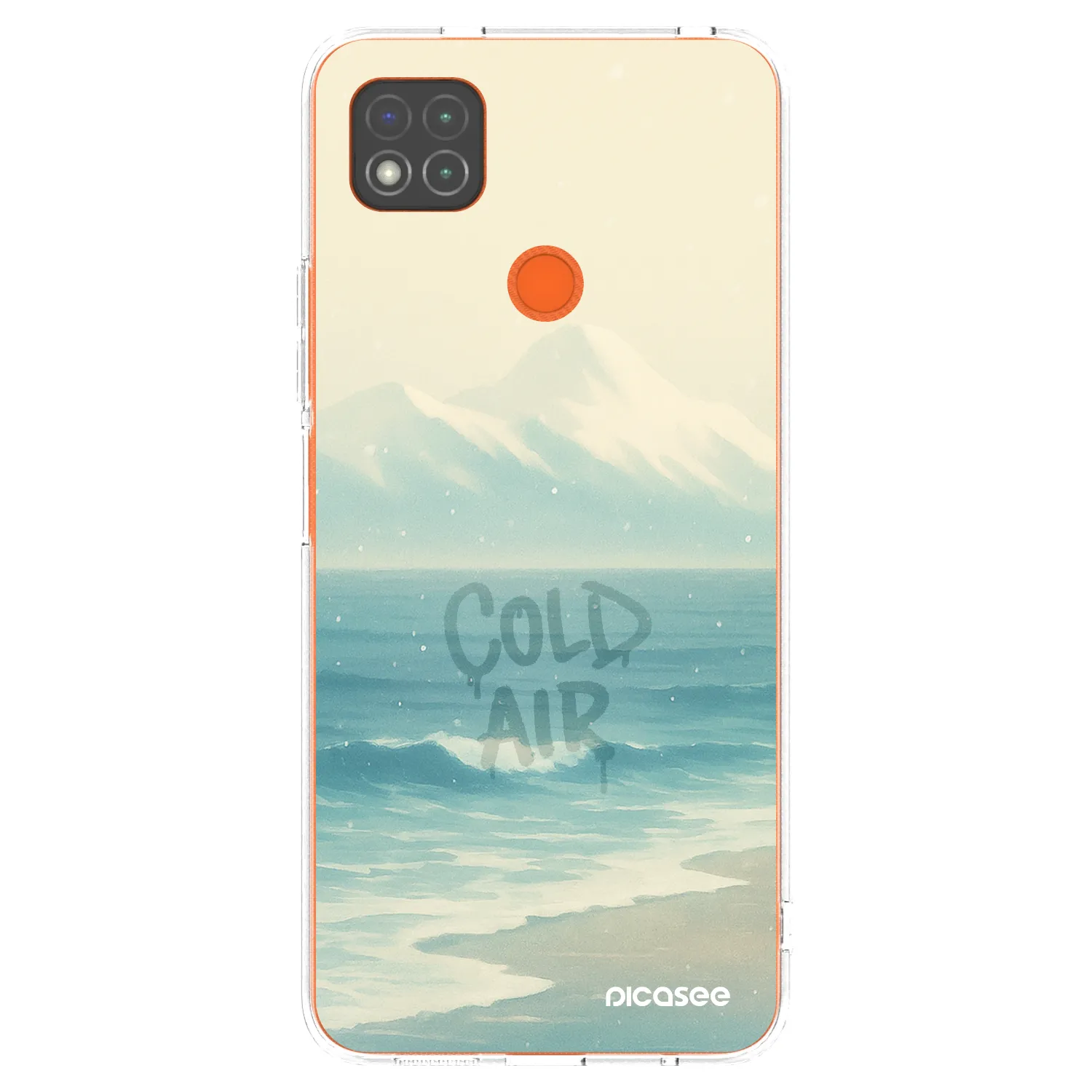 Picasee silikonska prozirna maskica za Xiaomi Redmi 9C - COLD AIR
