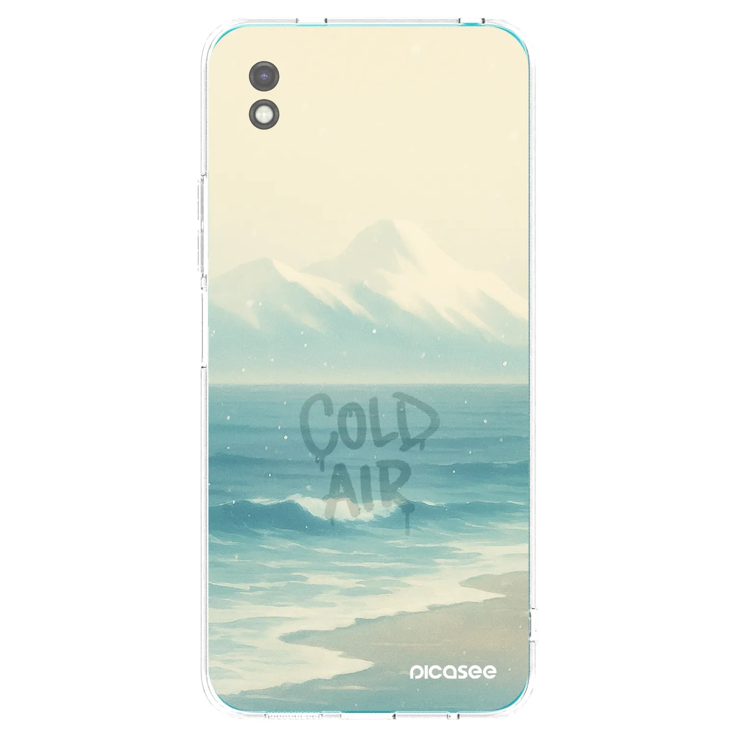 Picasee crna silikonska maskica za Xiaomi Redmi 9A - COLD AIR