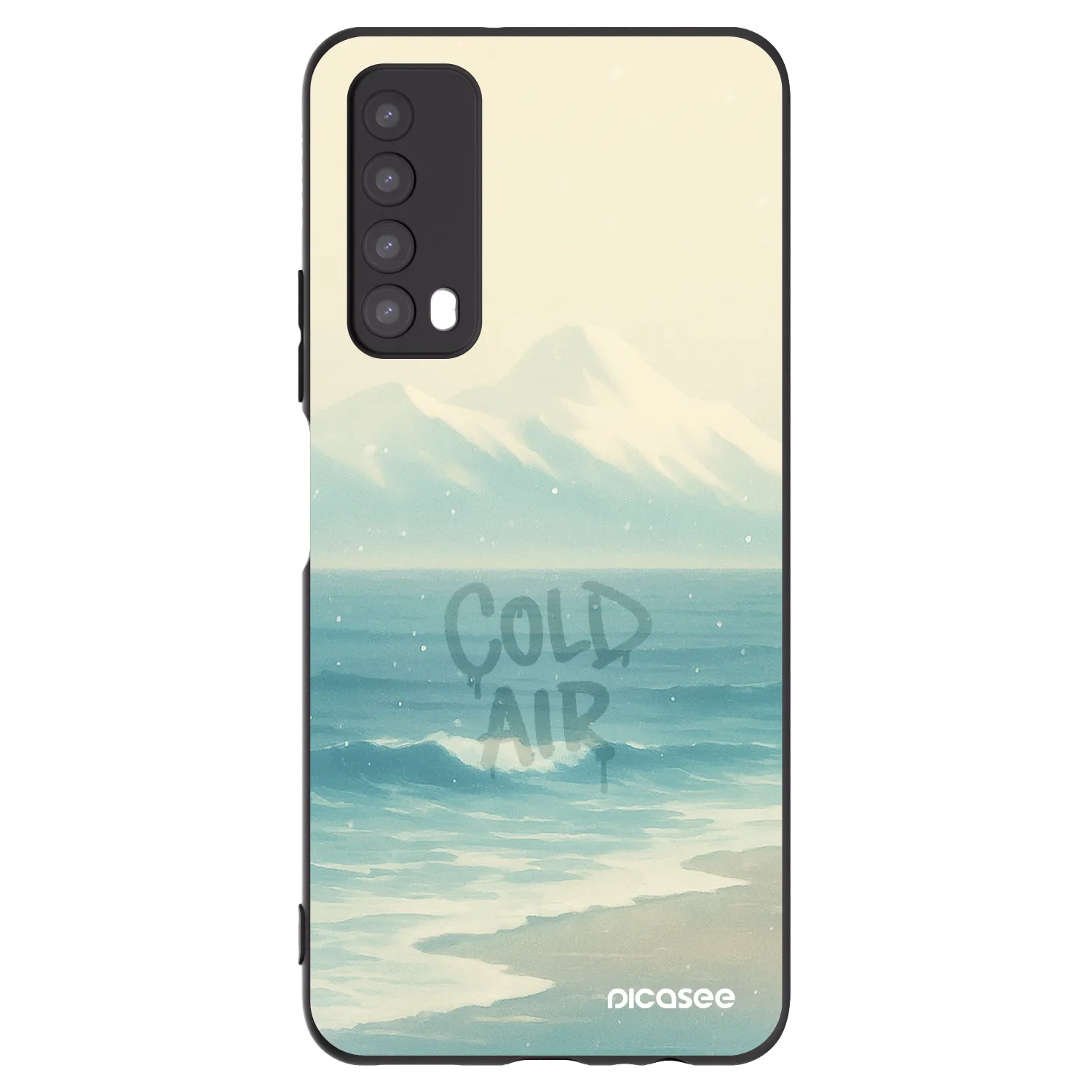 Picasee crna silikonska maskica za Huawei P Smart 2021 - COLD AIR